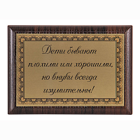 Плакетка "Дети бывают..." ПА-275