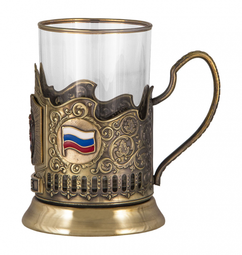 Подстаканник "ФСБ" (стакан - стекло, картонная коробка) ПДЛ-421КС фото 4 Подстаканник "ФСБ" (стакан - стекло, картонная коробка) ПДЛ-421КС фото 4