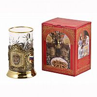 Подстаканник "ФСБ" (стакан-хрусталь,картонная коробка)