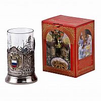 Подстаканник "ФСО" карт.коробка, хруст.стакан, знак