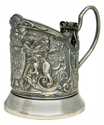 Набор для чая "Глава семьи" (3 пр.) карт.коробка, хруст.стакан,штамп,ложка-нерж.грав. фото 5