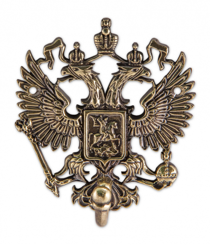 Крючок-вешалка "Герб России" фото 2 Крючок-вешалка "Герб России" фото 2