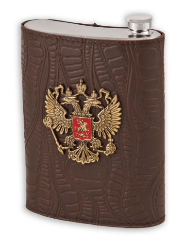 Набор для пикника №03 "Слава Русскому оружию"  в кейсе- (70х32х12 см.), 6 стопок "Слава Русскому оружию" ,6 шампуров,нож из дамасской стали, фляжка. фото 7
