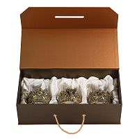 Набор из 3-х бокалов для виски "Охота", Н=100 мм.,V=280 мл., (в футляре-кейсе)