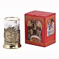 Подстаканник "ВМФ" (стакан-хрусталь,картонная коробка)