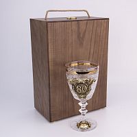 Кубок "Юбилейный.80 лет", дерев. футляр, персонализация