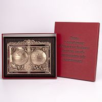 Плакетка "Карта мира" 21х26 см
