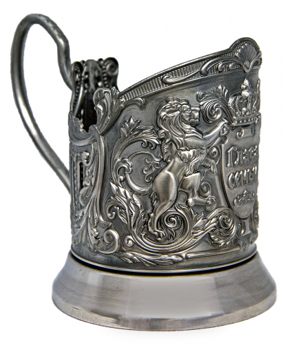 Набор для чая "Глава семьи" (3 пр.) карт.коробка, хруст.стакан,штамп,ложка-нерж.грав. фото 4